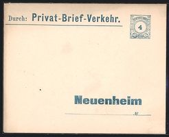 Briefumschlag Neuenheim, Privat-Brief-Ve