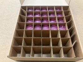 850 Posten Raureifkerzen Ø=5cm H=9cm aus Liquidation