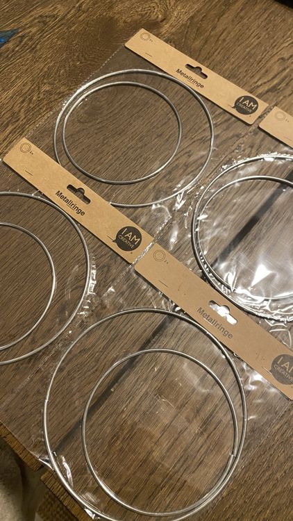15 Metallringe Für DIY-Projekte - Sterne Für Traumfänger & Deko