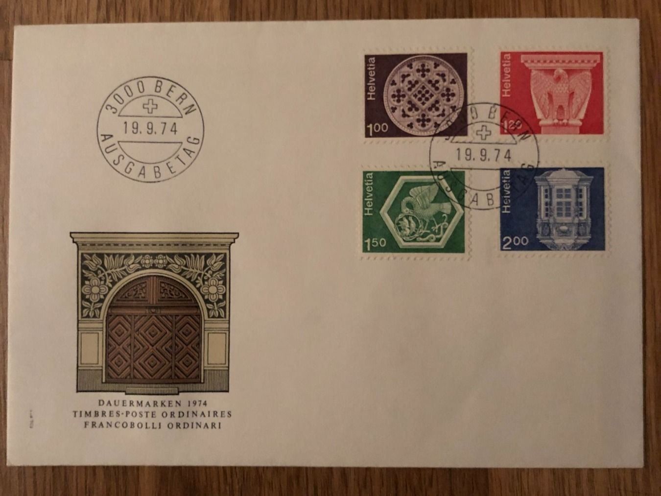 Alle Briefmarken: FDC Dauermarken 19.9.74 – Neu (gemäss Beschreibung) aus Landquart von interesse63