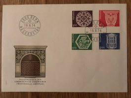 FDC Dauermarken 19.9.74
