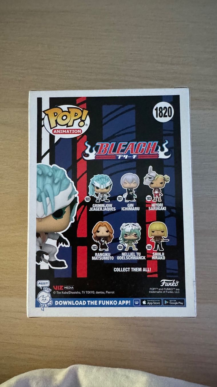 Funko Statuette: Funko Pop  GRIMMJOW JEAGERJAQUES – Usato da Beringen venduto da cnonlloyd 2