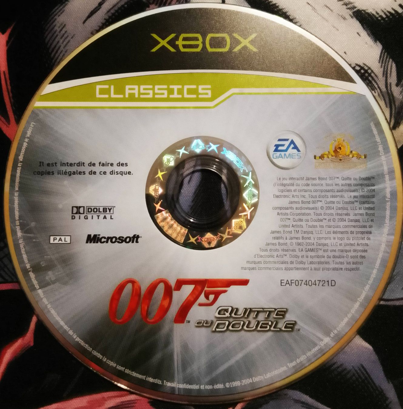 Microsoft Giochi: 007 Quitte ou Double : XBOX CLASSICS (PAL) DISK ONLY – Usato da Le Locle venduto da Nidaime_Tackle