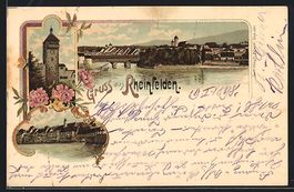 Litho Rheinfelden, Teilansicht mit Brüc