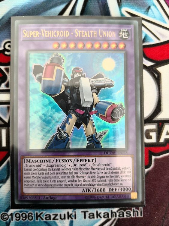 Yu-Gi-Oh Super-Vehicroid - Stealth Union | Kaufen auf Ricardo