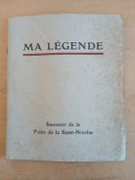Ma Légende, Foire Saint-Nicolas, livre ancien Fribourg
