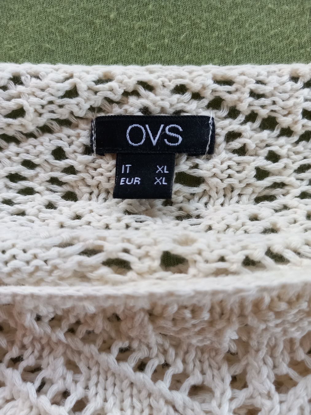 Pullover & Sweatshirts: Pull ajouré en maille OVS beige/crème – Gebraucht aus Faoug von per_kp6r 2