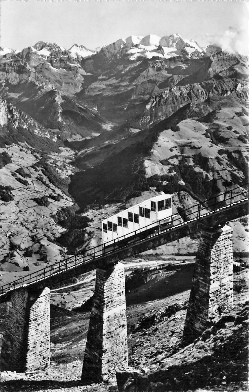 Cartoline postali: Niesenbahn GR Bahn Viadukt – Usato da Biasca venduto da Blenio71