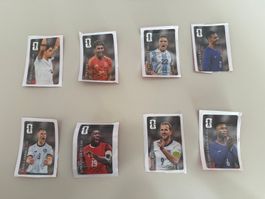 8x Coca Cola Stickers - Panini WM 2026