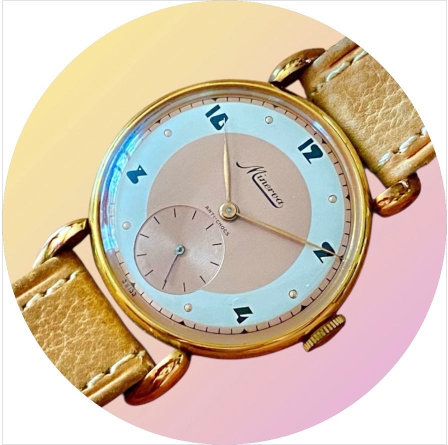 Minerva Uhren: Minerva Swiss Vintage Uhr – Gebraucht aus lyss von Uhrenparadies 2