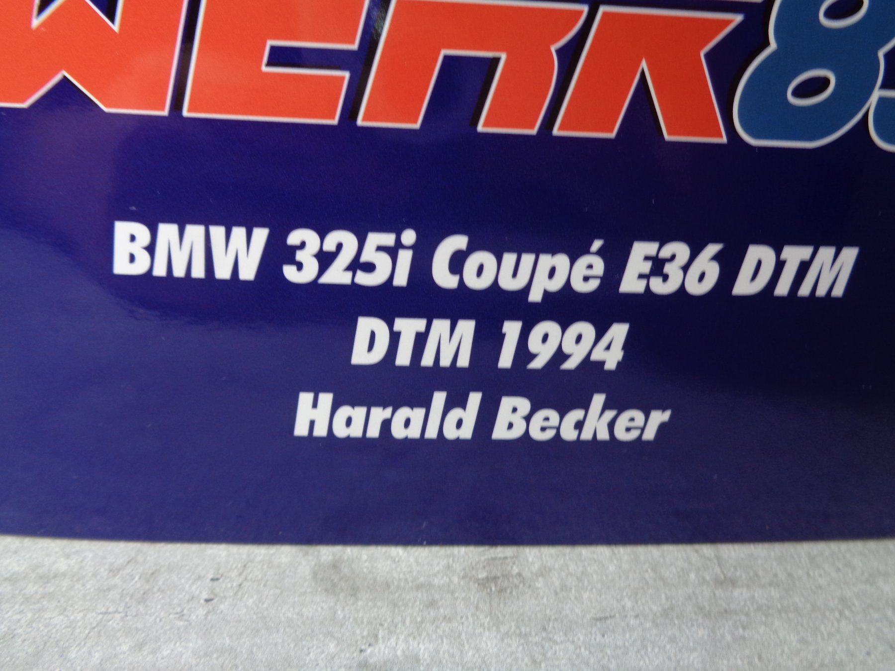 BMW Modellautos: Werk83 1:18 BMW 325i E36 DTM 1994 – Neu und originalverpackt aus Reconvilier von rallycar 4