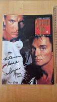 Siegfried und Roy, Original Autogramme auf Heft in Farbe