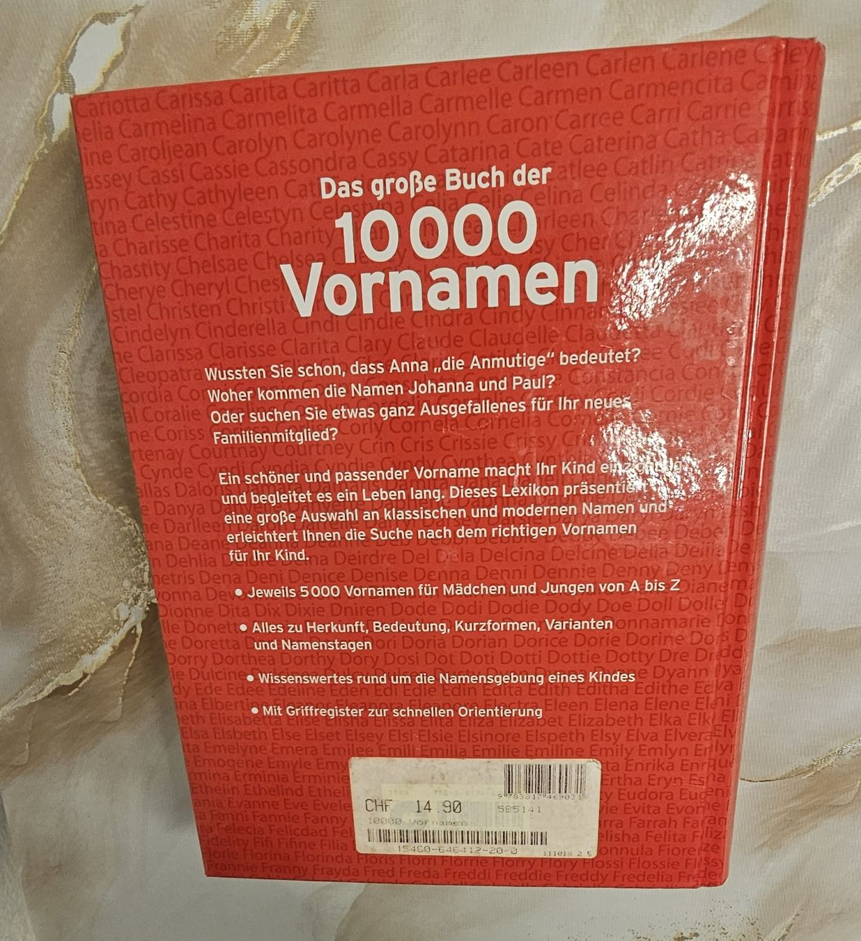 Libri: Das grosse Buch der 10000 Vornamen – Nuovo (secondo la descrizione) da Chur venduto da Aleksandra6 1