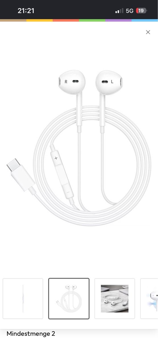 Apple Cuffie: Apple EarPods USB-C neu – Nuovo e nell'imballaggio originale da Biberist venduto da lle_z7hb 1