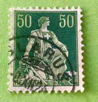  Nr.113 Sitzende Helvetia mit Schwert GESTEMPELT    