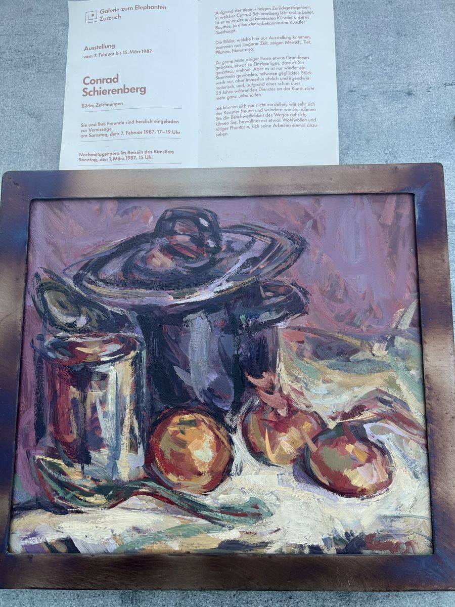 Tableaux:  Conrad Schierenberg Gemälde – D'occasion à Zürich par jao_2bx7 1