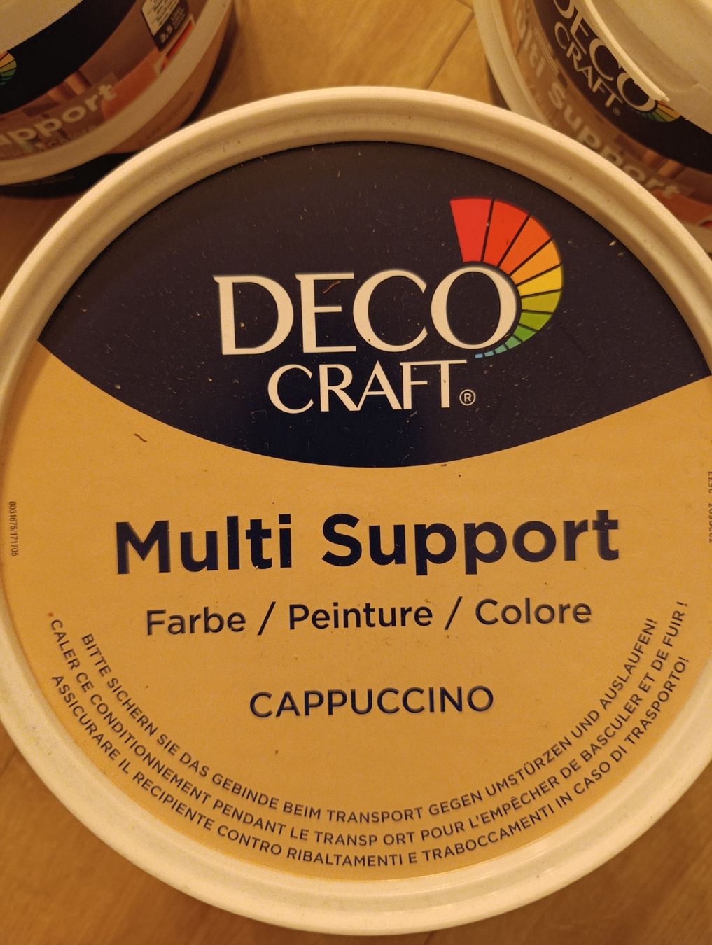 Colori: Deco Craft Multi Support Farbe Cappuccino, 3x 2,5l Kübel – Nuovo e nell'imballaggio originale da Rüti ZH venduto da nomis55 1