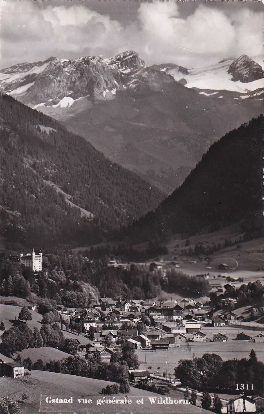 Cartoline postali: Gstaad vue générale et Wildhorn – Usato da Cormoret venduto da Pascalll2001