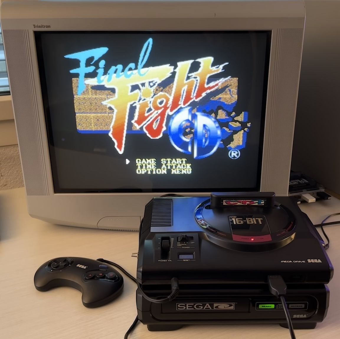 Sega Konsolen: Sega CD / Mega Drive Genesis / US Version / CDX Adapter – Gebraucht aus Stadel b. Niederglatt von  4