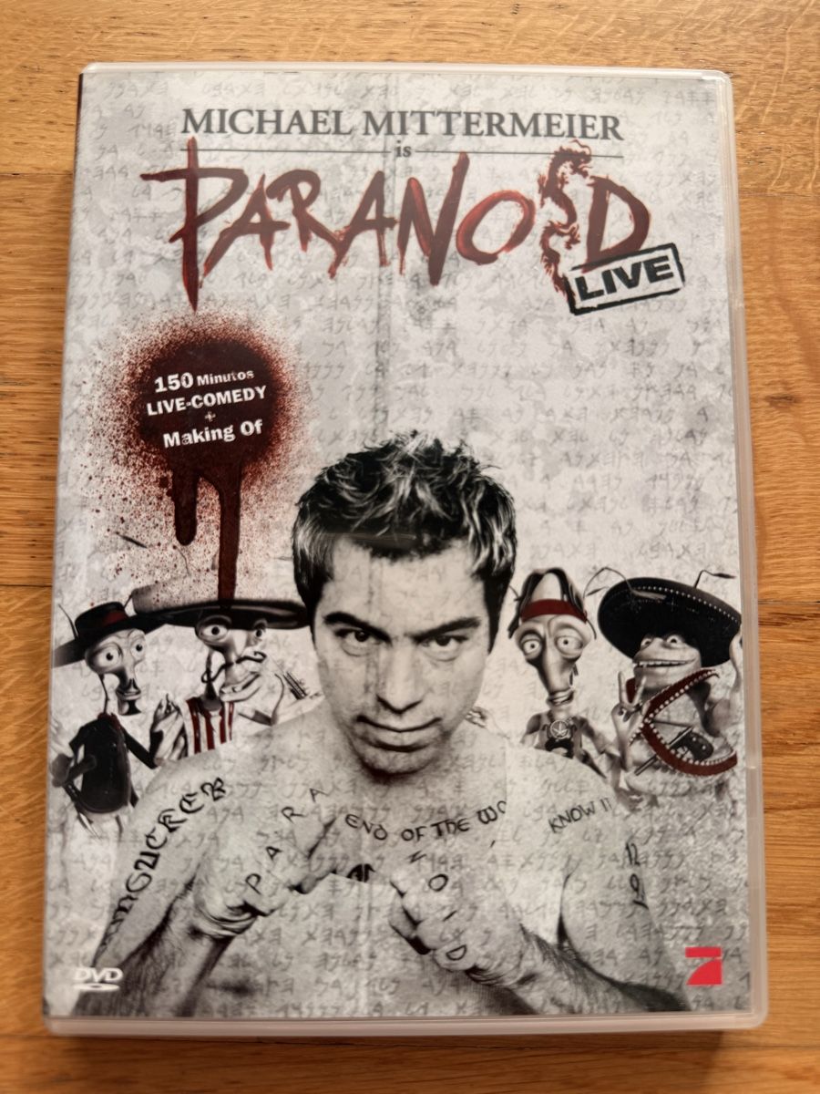 Tutti i DVDs: Michael Mittermeier PARANOID LIVE - DVD Comedy – Usato da Kölliken venduto da nerdorado