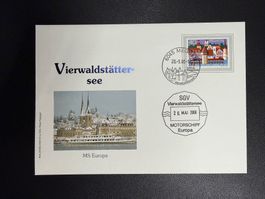 Schweizer Schiffspost Vierwaldstättersee MS Europa 2000