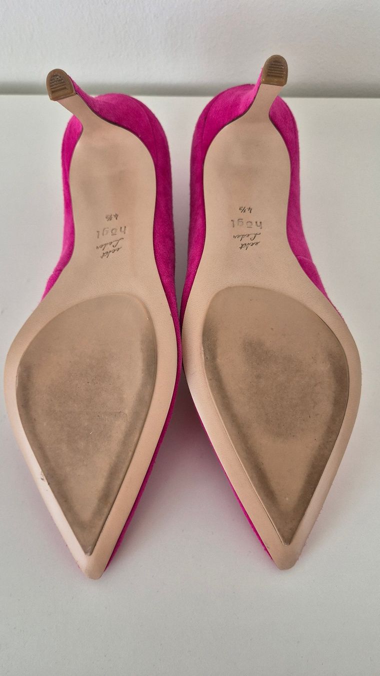 Högl Damenschuhe: HÖGL Wildleder-Pumps, pink, Gr. 37.5 – Neu (gemäss Beschreibung) aus Münchenstein von Trinity 5