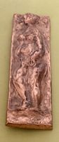 Relief Frauenfigur Bronze alt antikes Stück Sammlerstück