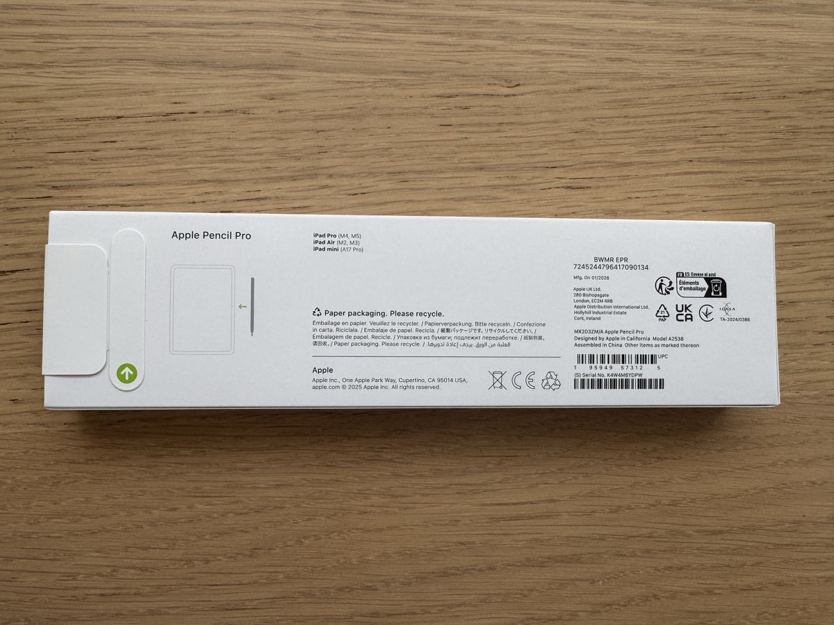 Apple Tablet PC: Apple Pencil Pro – Nuovo e nell'imballaggio originale da St. Gallen venduto da Gilles99 1