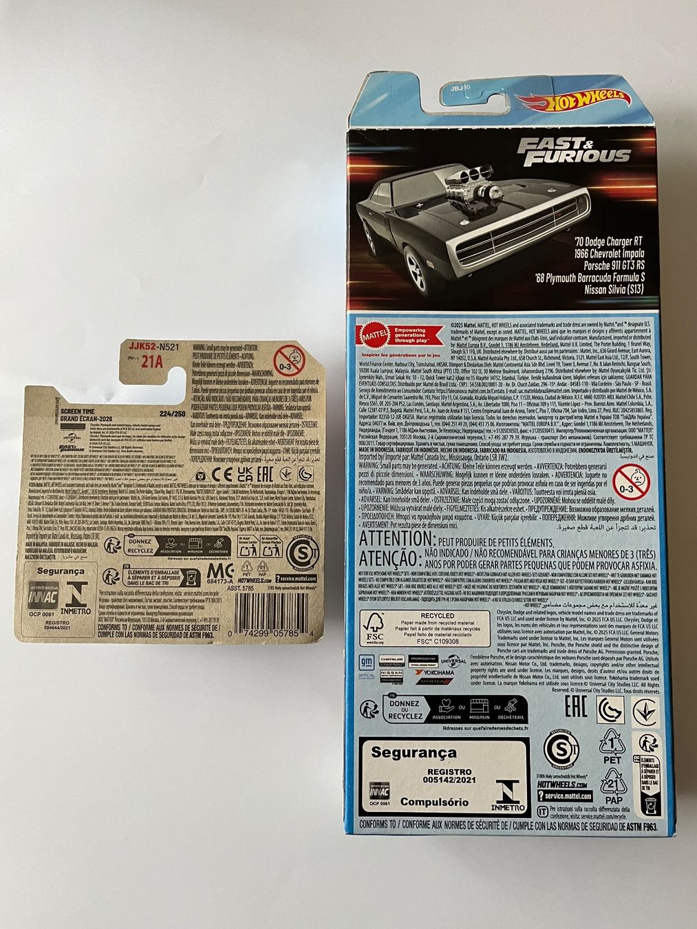 Hot Wheels Modellini d'auto: HotWheels Fast & Furious – Nuovo (secondo la descrizione) da Buchs ZH venduto da rc-indoorbahn 1