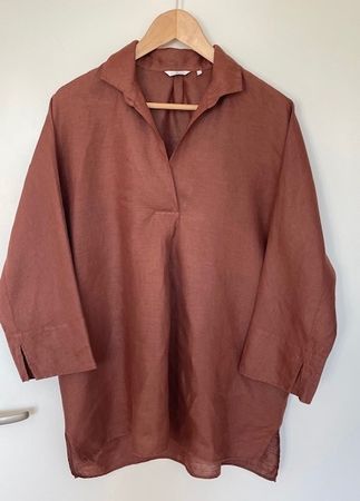 Caliban Leinenbluse Gr. 42 (46 IT)