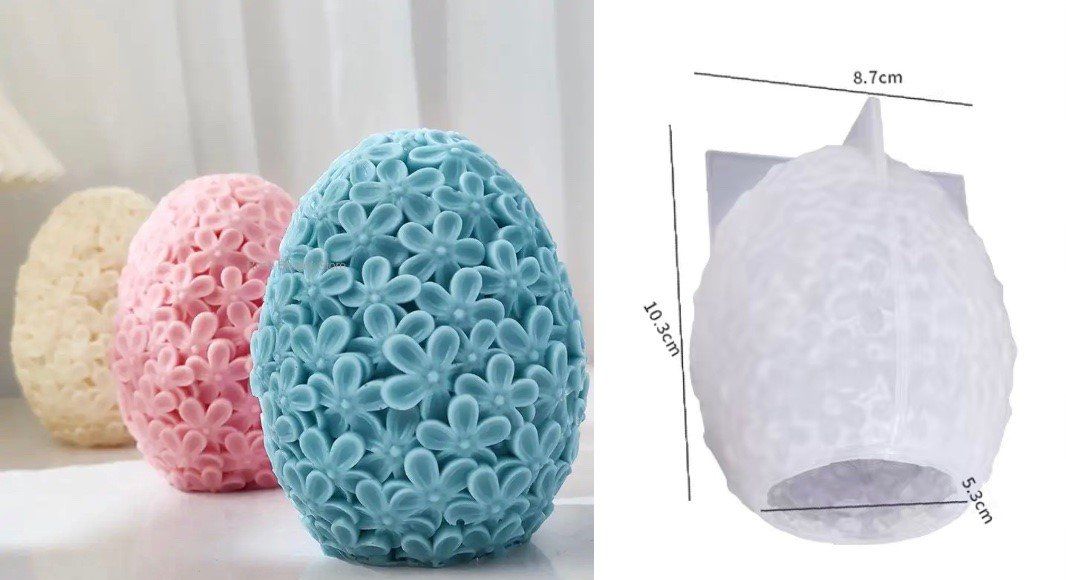 Teglie da forno: Giessform Silikonform Ostern Osterei 10 cm – Nuovo e nell'imballaggio originale da Kaltbrunn venduto da schere-stein-papier