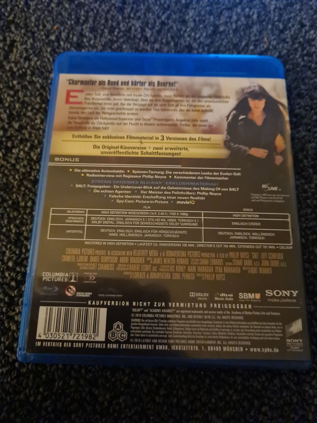 Alle DVDs: SALT – Gebraucht aus Ruswil von jan_bxl5 1