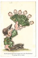 Militär - Jux  Humor - Künstler: Naef - Korporal  Mannschaft