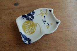 Mini Saucen Teller Japan - Katze Neko Lucky Cat