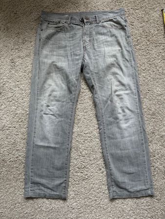 Graue Benetton Jeans, Regular Fit, Gr. W35