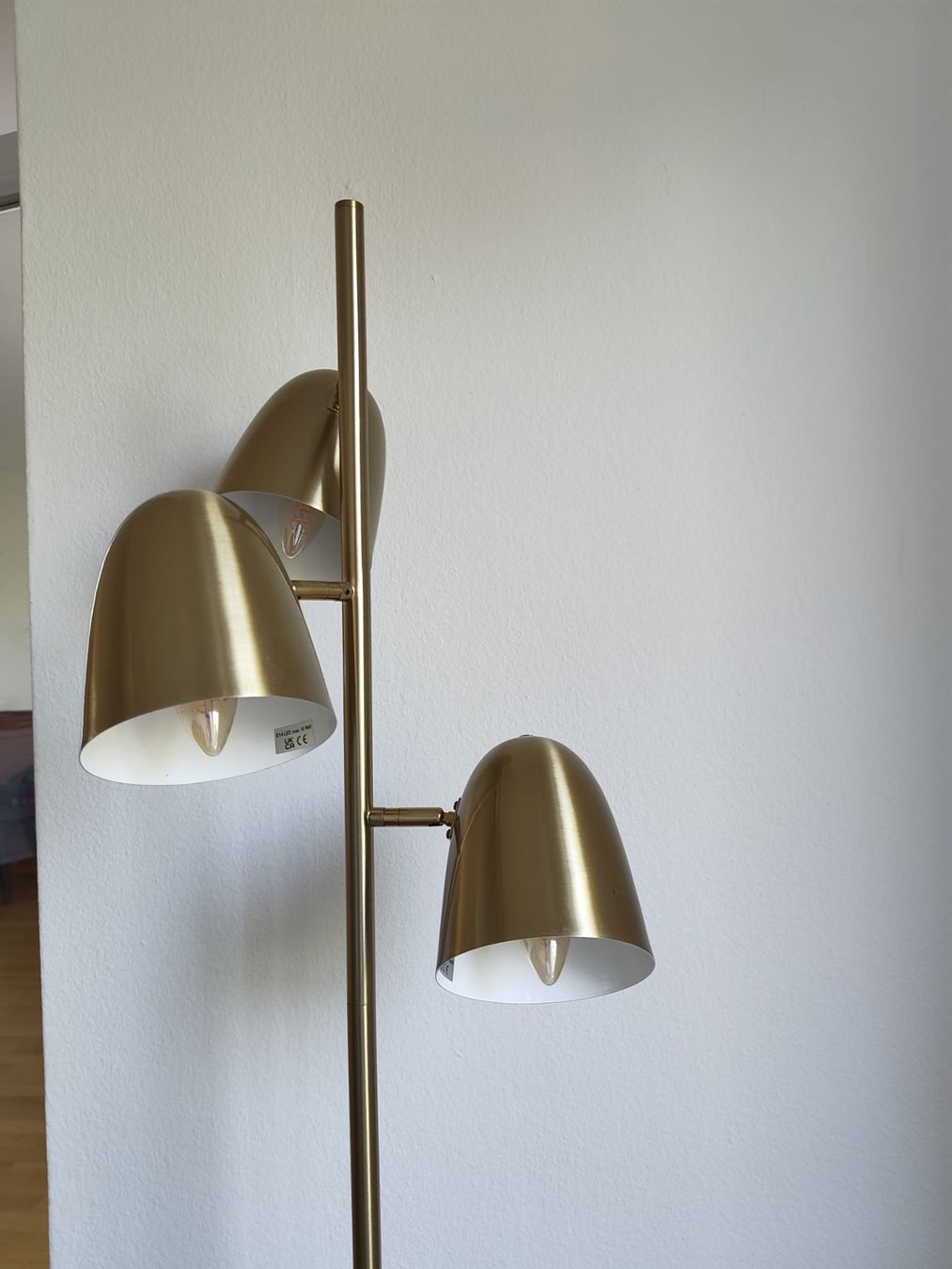 Kare Lampade: Stehleuchte Kare Design goldig – Usato da Zürich venduto da BaresfureRares 1