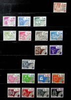 FRANCE TIMBRES PRÉOBLITÉRÉS** AVEC GOMME 1980-87- T16