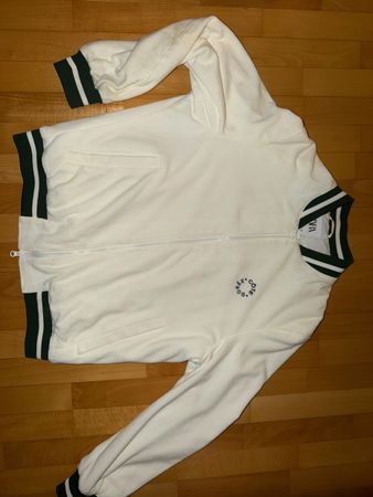 Zara College Jacke weiss gruen Groesse M Zustand gut