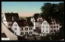 Bülach, Vier Villen aus der Vogelschau
