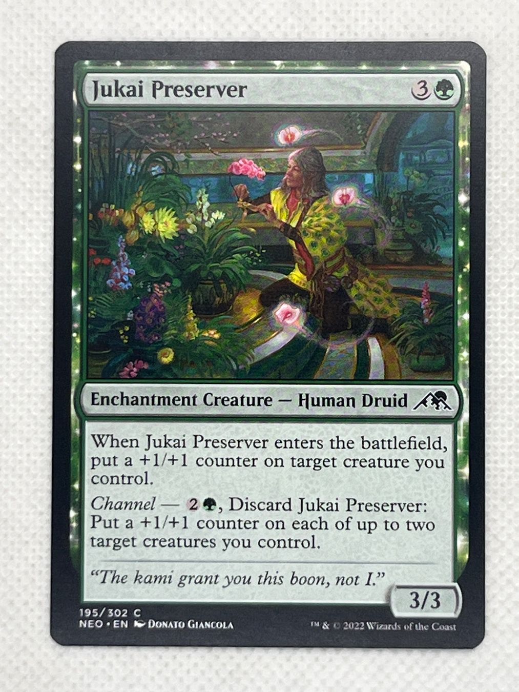 Magic The Gathering Carte collezionabili: MTG Jukai Preserver NEO 195 Englisch Common – Usato da Hinterkappelen venduto da Kim1992