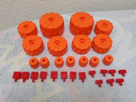 15 Lego Hartplastik Räder ( Set 772 )
