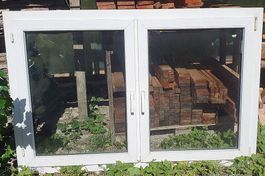 Fenster- Kunststoff, 2-flügelig, Doppelverglasung
