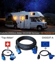 Aktion Campingkabelset 3-teilig Gummi verstärkt 3x2,5mm2 20m