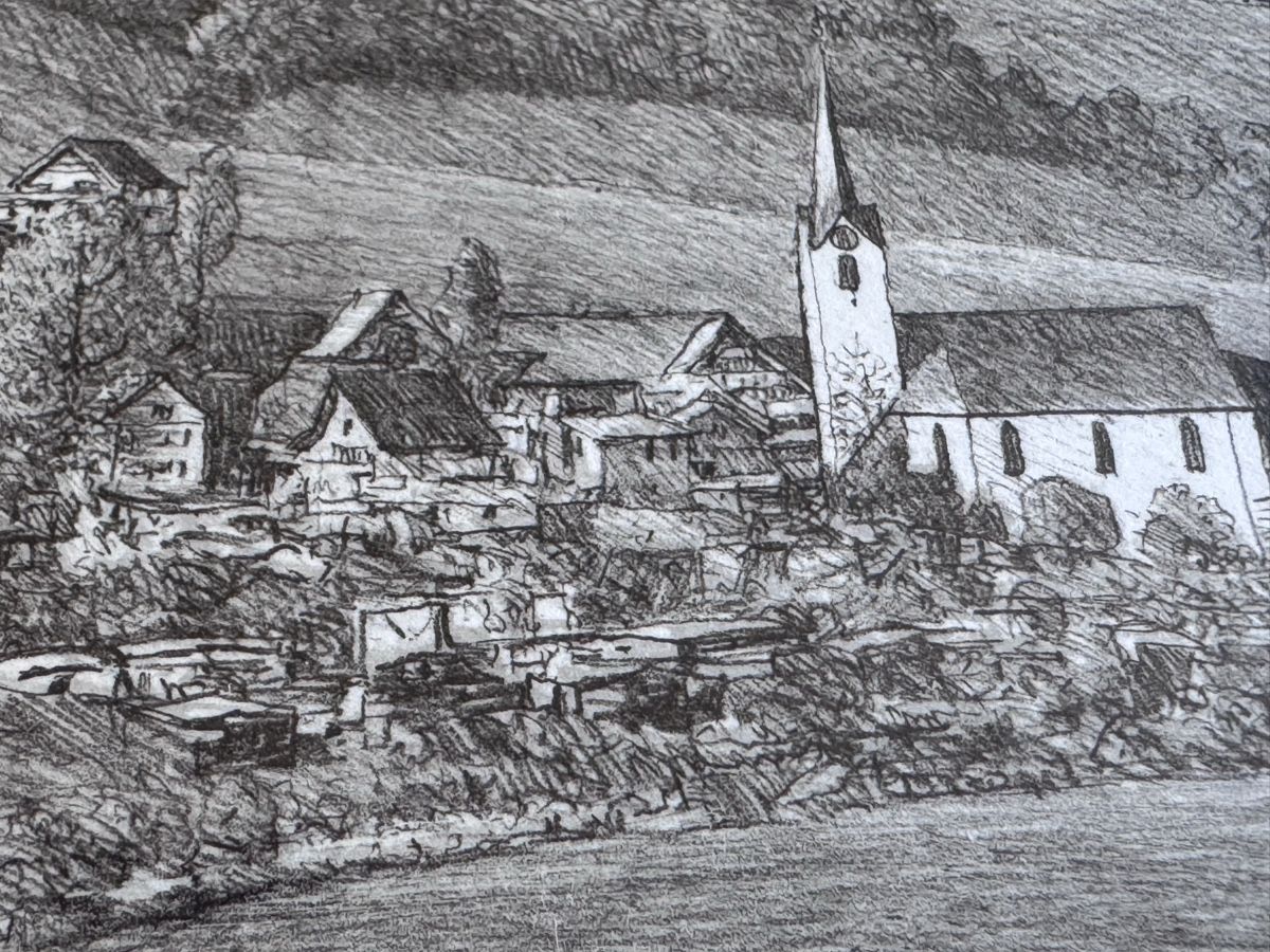 Poster & Bilder: Originalgrafik "Brunnadern" Paul Wyss  – Gebraucht aus Niederbüren von Oetschli 4