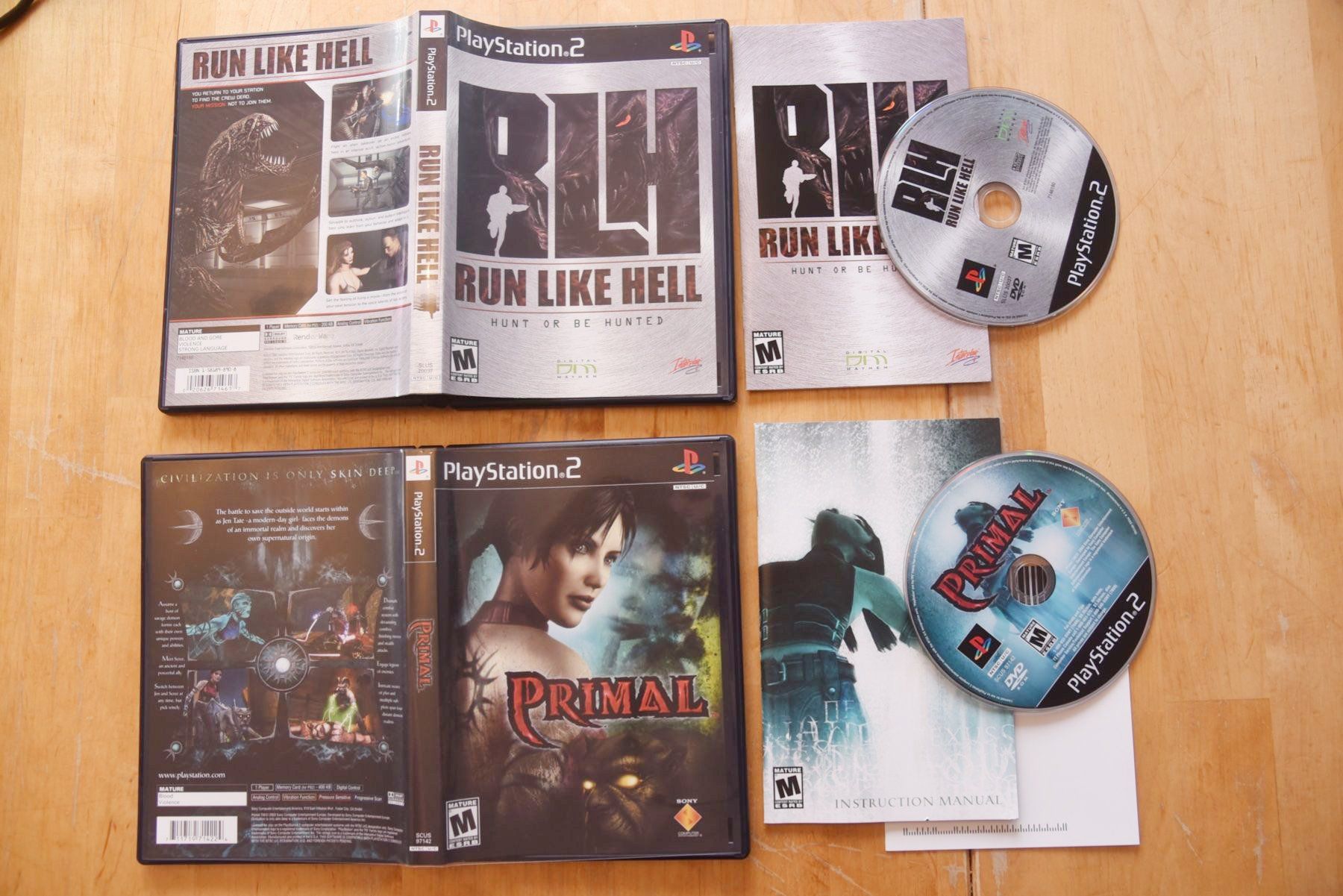Giochi: Run Like Hell + Primal (CIB) – Usato da Frenkendorf venduto da Fionchen