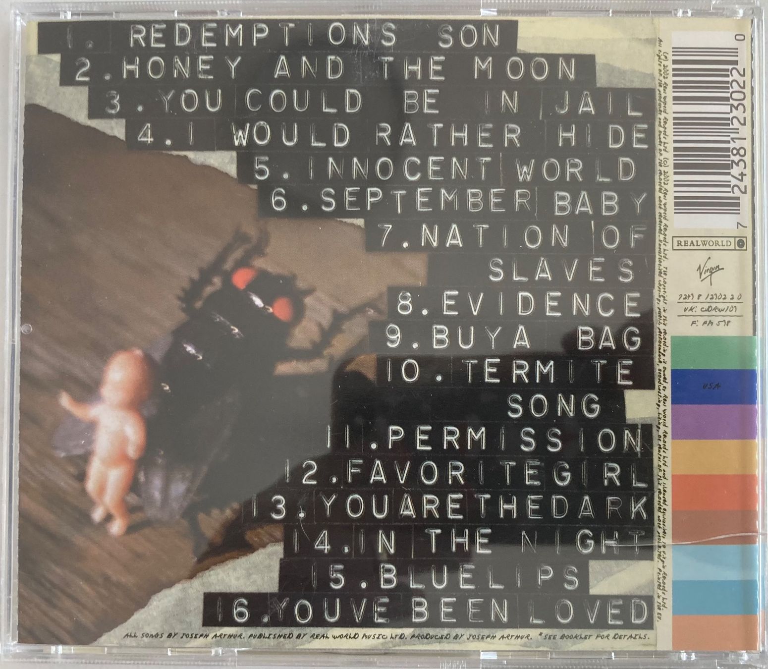 CD: JOSEPH ARTHUR - REDEMPTION'S SON – Usato da Poliez-Pittet venduto da Newtown-Records 1