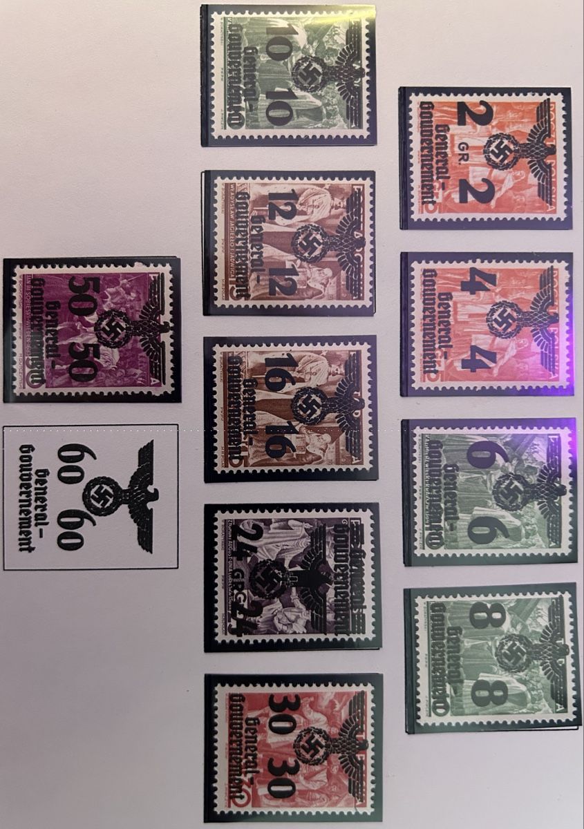 Tutti i francobolli: Generalgouvernement, DR, 1940 Dienstmarken – Nuovo e nell'imballaggio originale da Bern venduto da mon_622y 4