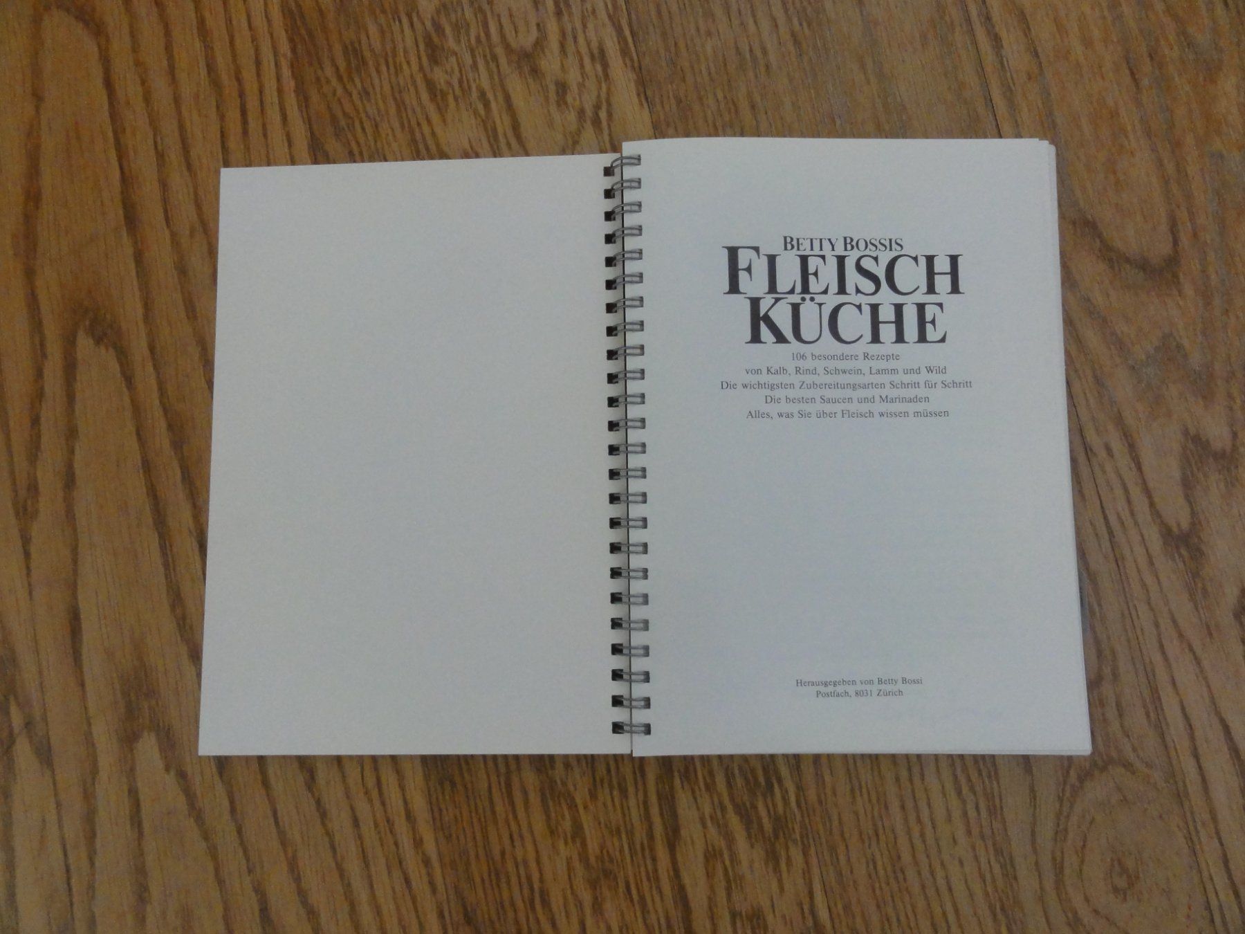 Libri: Betty Bossi: Fleischküche – Usato da Riedholz venduto da Taweva 1