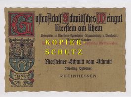 Etikette - Niersteiner Schmitt vom Schmitt /bd