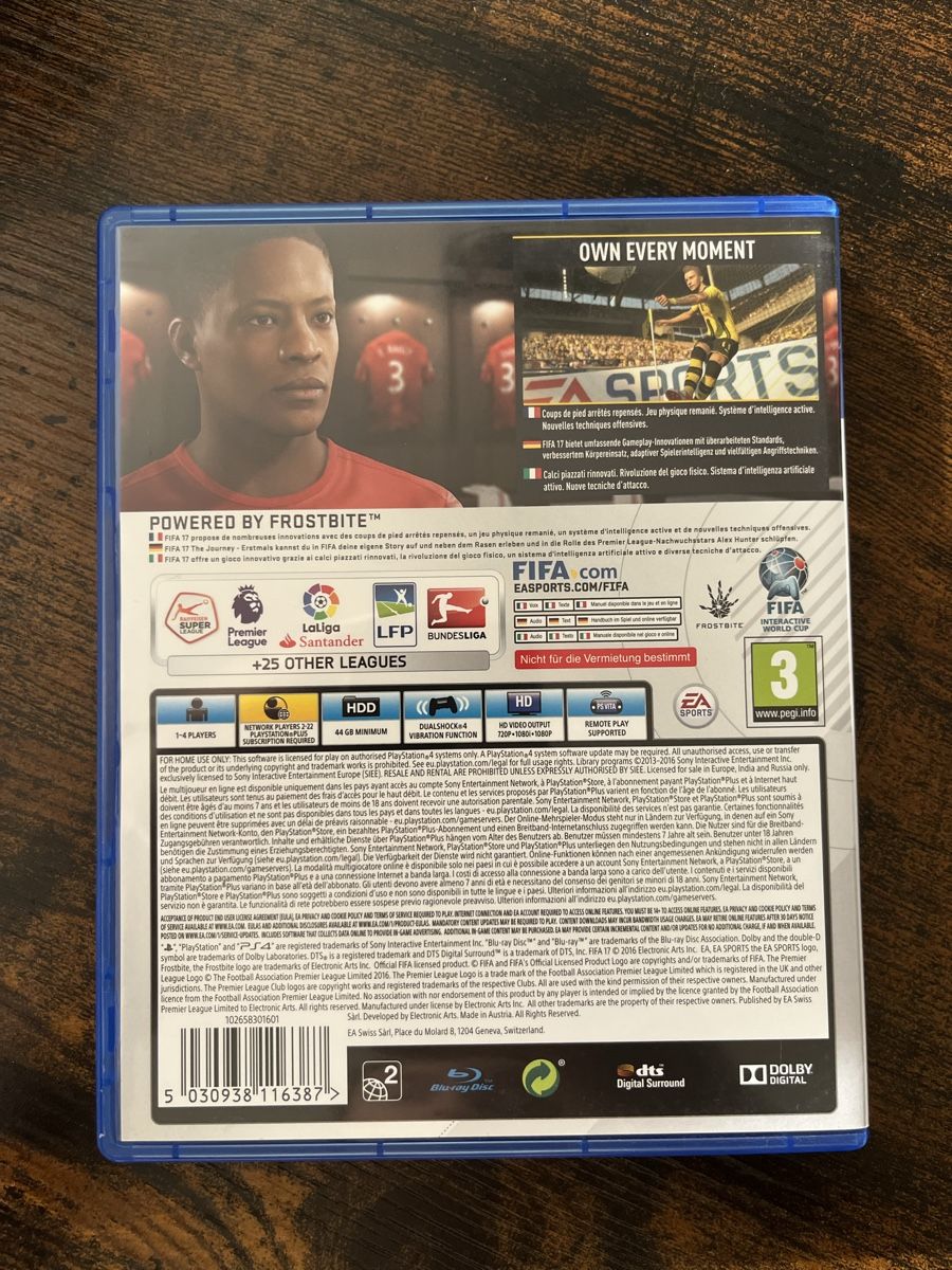 Sony Giochi: FIFA 17 PS4 – Usato da Zürich venduto da rtinise 1